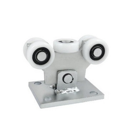 Wózek do bramy - 5 rolkowy, wahliwy (PROFIL 50x50x3mm) - W-5T-50