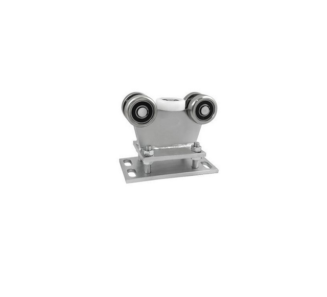 Wózek stały z regulacją wysokości do bramy przesuwnej do profilu: 80x80x5 -R-5M-80