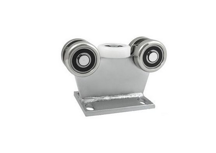 Wózek 5 rolkowy, stały bez regulacji wysokości do bramy przesuwnej do profilu: 80x80x5 - 5M-80