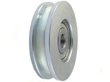 Rolka bramowa JEZDNA METALOWA 59/6mm NA LINKĘ - CM59/6Ł