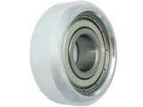 Rolka do wózka bramowego 43mm ocynkowana z łożyskiem - R-43-M