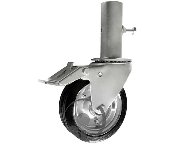 Koło 160mm do RUSZTOWANIA WARSZAWSKIEGO z hamulcem - ZR45NWH
