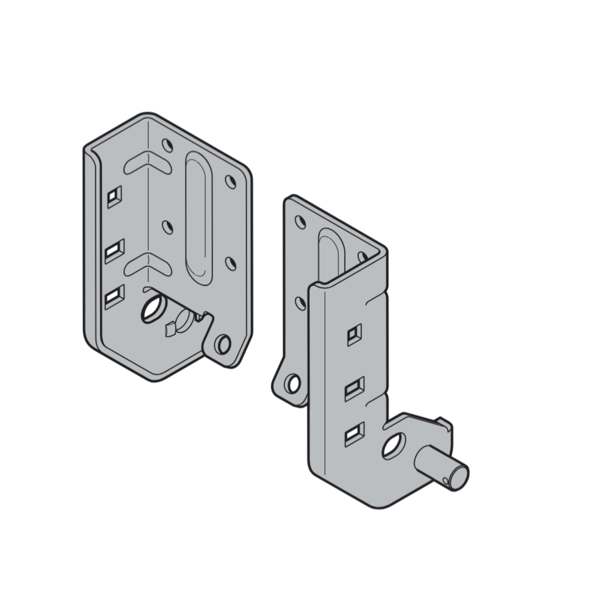 Część nakładana do prowadzenia N,L prawa bramy garażowej Hormann - 3094865