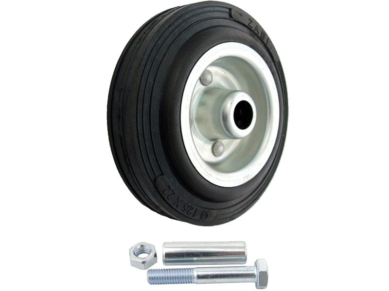 KOŁO fi 125mm METALOWO-GUMOWE - 21