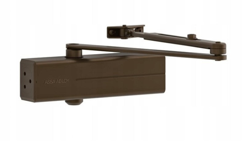 Samozamykacz Assa Abloy DC140 brązowy do drzwi 100kg - DC140-D8014