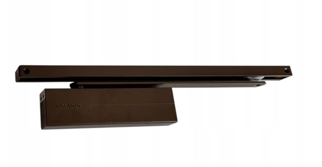 Samozamykacz Assa Abloy DC175 brązowy do drzwi 110cm maksymalna waga 80kg - DC175-8014