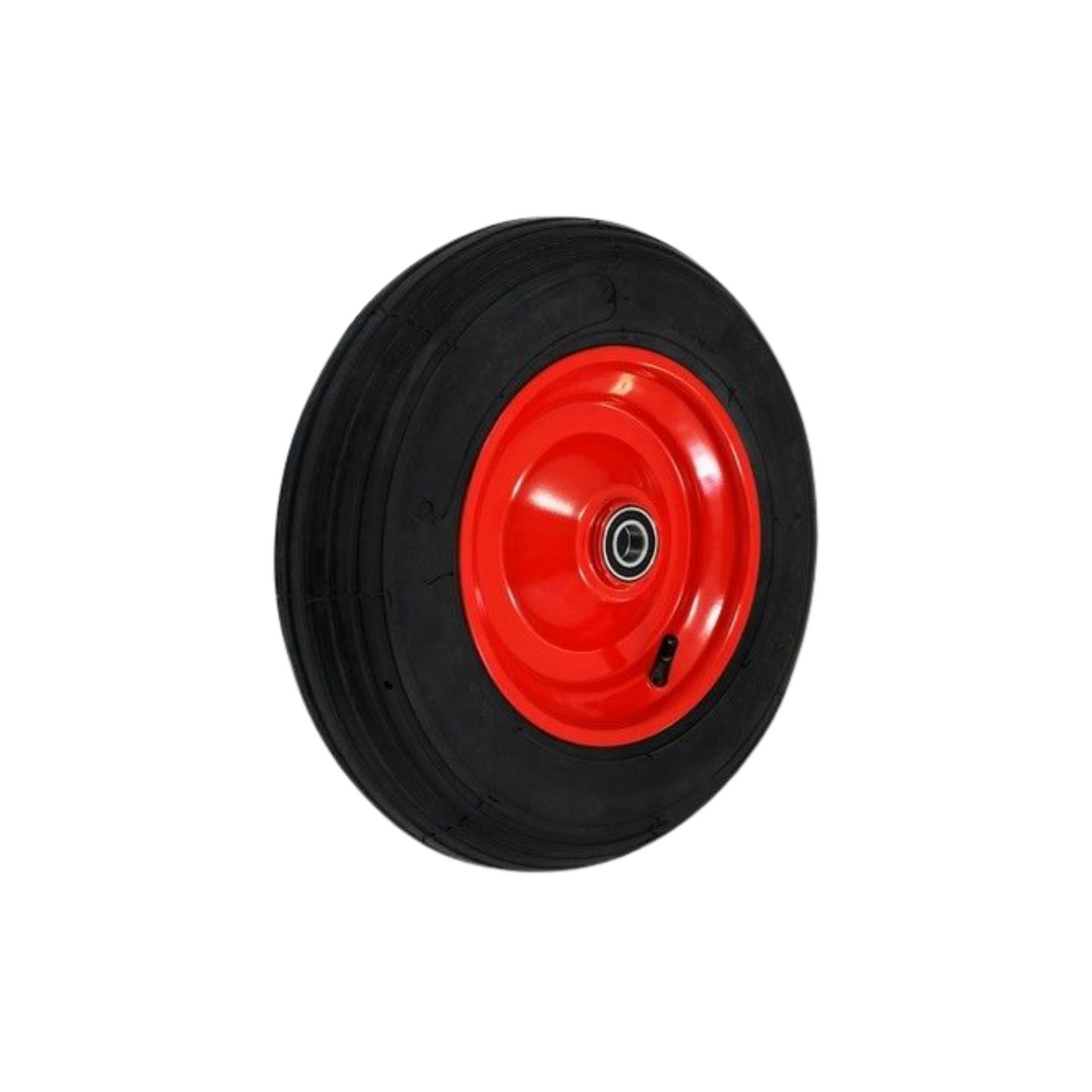 Koło pompowane fi 380mm do taczki, wózka, z gumową oponą i dętką - 380X4ŁK