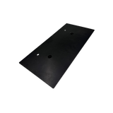 Płyta montażowa odbojnika rampowego 500x250mm malowana proszkowo