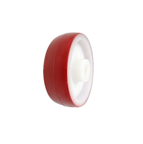 Koło do wózka poliamidowo poliuretanowe ciche fi 160 mm otwór 20 mm - 49BC