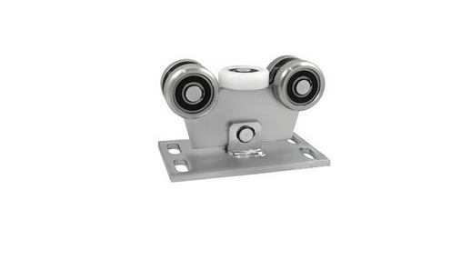 Wózek do bramy - 5 rolkowy, wahliwy (PROFIL 80x80x4mm) - W-5M-80/4