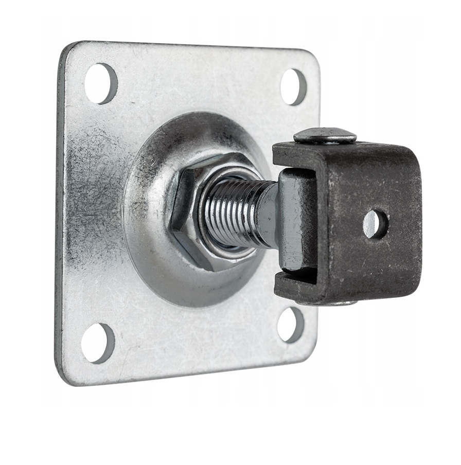 Zawias regulowany M16 z szyldem 80x80x3