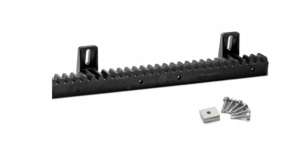 Listwa zębata nylonowa tworzywowa do napędu bramy przesuwnej 1m