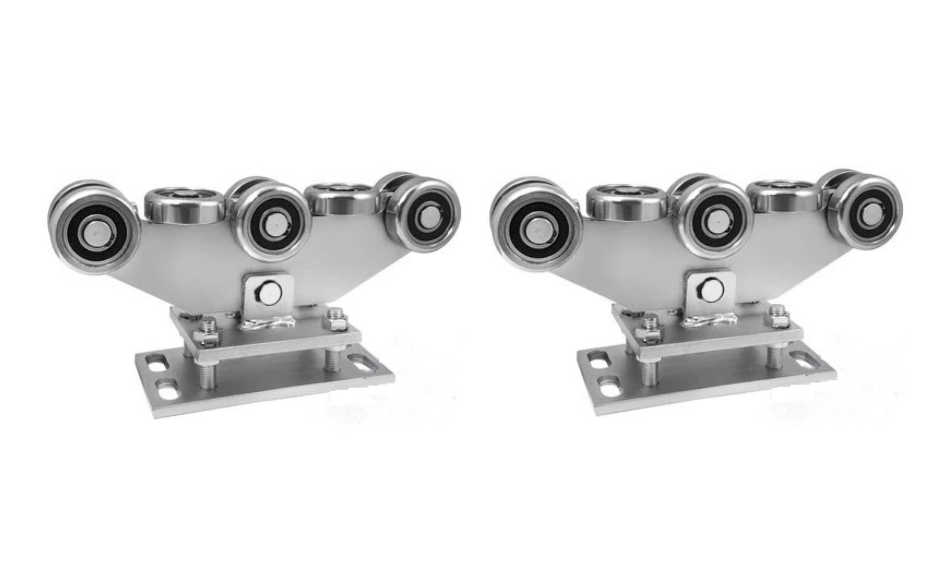 Wózki do bramy przesuwnej 8 rolkowy wózki (PROFIL 80x80x5mm) - WR-8MM-80