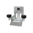 Gniazdo najazdowe z rolkami 80x80 mm do bramy GNR-80