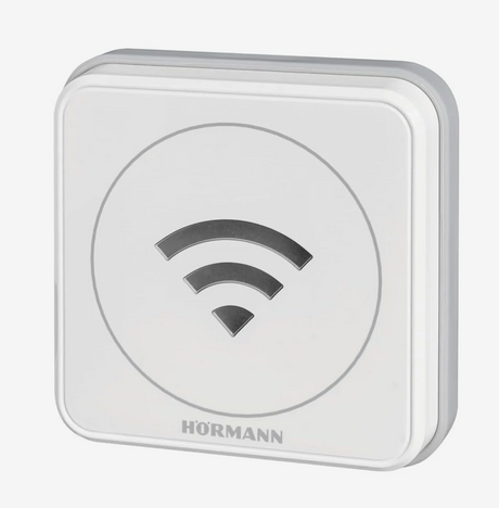 Hörmann Bramka IT WLAN 4510911, moduł internetowy do sterowania napędem bramy, biała obudowa z logo