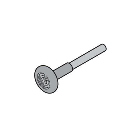 Hörmann rolka bieżna z trzpieniem 11,9 mm, render elementu z tworzywa PA
