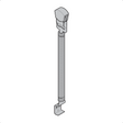 Sprężyna naciągowa Hörmann typ 1 nr 752, pełna długość z hakami montażowymi