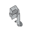 Hörmann SR002 rolka uchylna prawa, rolka do bram o grubości konstrukcji 67 mm