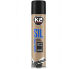 K2 SIL silikon do uszczelek gumowych K633, puszka spray 300 ml, widok z przodu