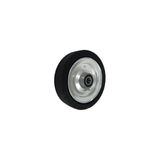 Koło transportowe fi 250mm metalowo gumowe łożysko kulkowe otwór 30mm - 90Ł/30