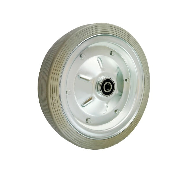 Koło transportowe fi 350mm metalowo gumowe łożysko kulkowe otwór 20mm - 350ŁS