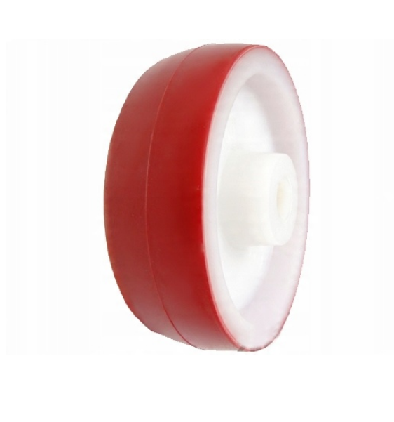 Koło do wózka poliamidowo poliuretanowe ciche fi 125 mm otwór 20 mm - 29BC