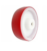 Koło do wózka poliamidowo poliuretanowe ciche fi 125 mm otwór 15 mm - 20BC