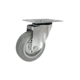 Koło metalowo-gumowe fi 100mm w obudowie skrętnej - 12LS