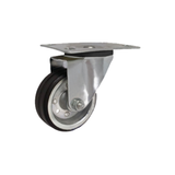 Koło metalowo-gumowe fi 80mm w obudowie skrętnej - 3L