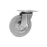 Koło metalowo-gumowe fi 180mm w obudowie skrętnej - 52S