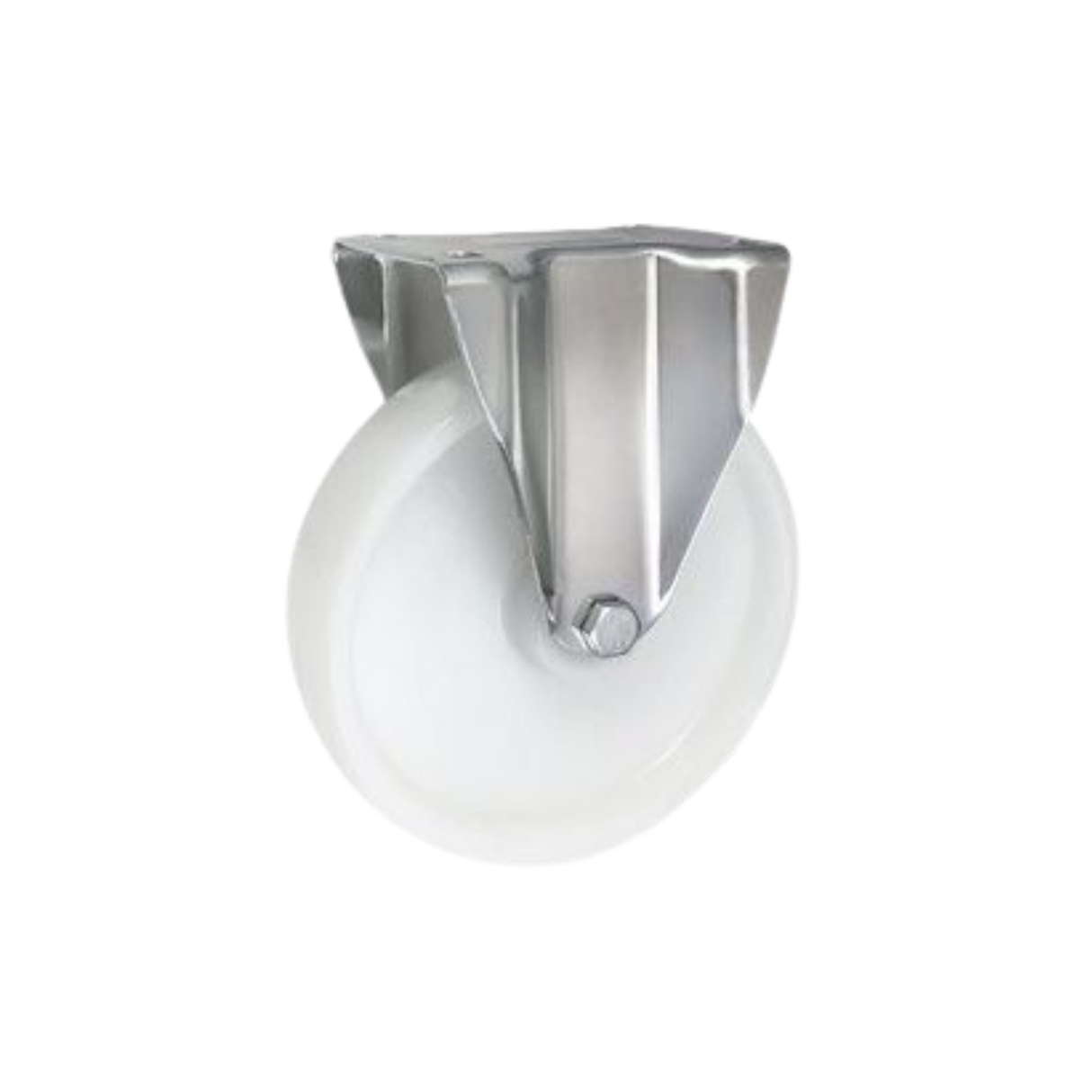 Koło poliamidowe fi 200mm w obudowie stałej do wózków i maszyn - 63B