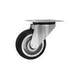Koło aluminiowo-gumowe 100 mm w obudowie skrętnej A12G