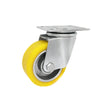 Koło aluminiowo-poliuretanowe 100 mm w obudowie skrętnej A12PW