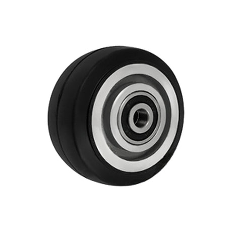Koło aluminiowo-gumowe 80 mm otwór 10 mm A1GL