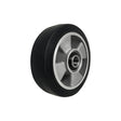 Koło aluminiowo-gumowe 125 mm otwór 10 mm A20G/10