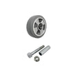 Koło aluminiowo-gumowe 125 mm z zestawem montażowym A21GS
