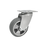 Koło aluminiowo-gumowe 125 mm w obudowie skrętnej A22GSW