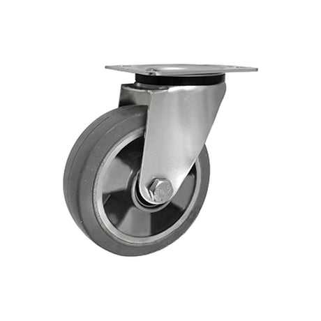 Koło aluminiowo-gumowe 125 mm w obudowie skrętnej A22MGS