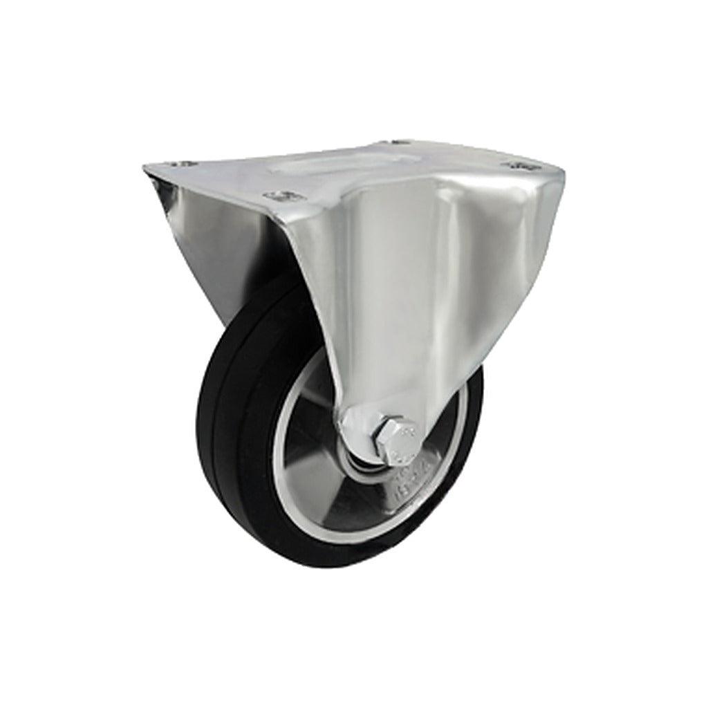Koło aluminiowo-gumowe 125 mm w obudowie stałej A23G
