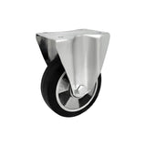 Koło aluminiowo-gumowe 125 mm w obudowie stałej A23GW