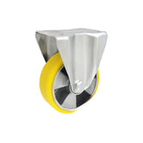 Koło aluminiowo-poliuretanowe 125 mm w obudowie stałej A23PW