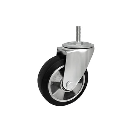 Koło aluminiowo-gumowe 125 mm w obudowie z trzpieniem M12x35 A24MG*M12