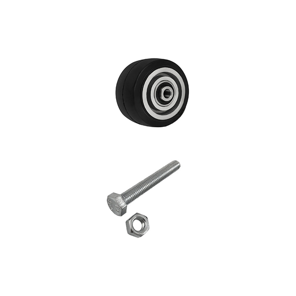 Koło aluminiowo-gumowe 80 mm z zestawem montażowym A2G