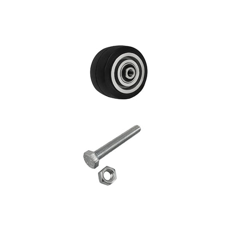 Koło aluminiowo-gumowe 80 mm z zestawem montażowym A2G