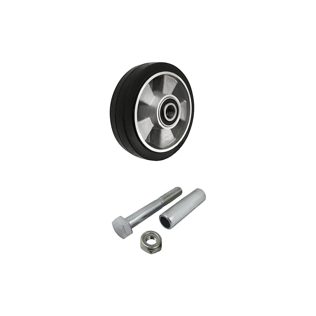 Koło aluminiowo-gumowe 160 mm z zestawem montażowym A41G