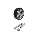 Koło aluminiowo-gumowe 160 mm z zestawem montażowym A41G