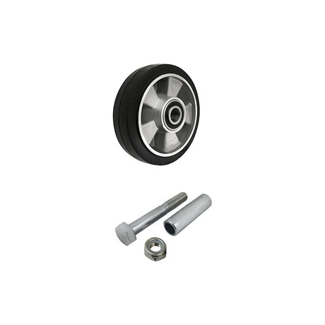 Koło aluminiowo-gumowe 160 mm z zestawem montażowym A41G
