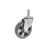 Koło aluminiowo-gumowe 160 mm w obudowie z trzpieniem ø27x65 A44GS*27