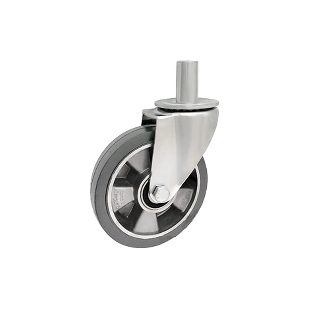 Koło aluminiowo-gumowe 160 mm w obudowie z trzpieniem ø32x56 A44GS*32