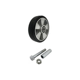 Koło aluminiowo-gumowe 180 mm z zestawem montażowym A51G